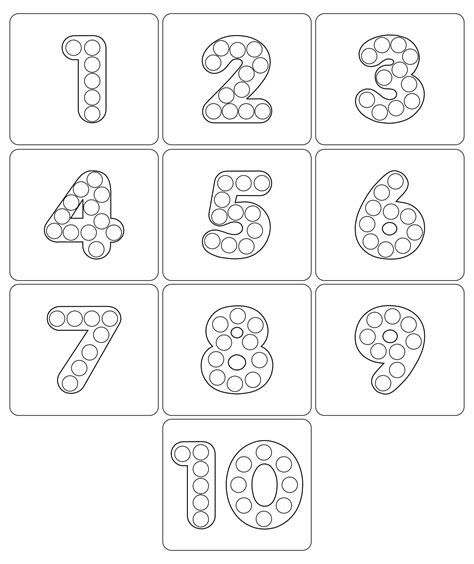 Do A Dot Printables Numbers